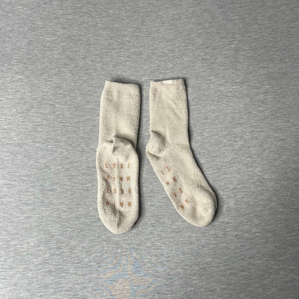 Victoria’s Secret PINK Love Cozy Plush Crew Socks